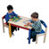 Guidecraft Moon & Stars Kids' 3 Piece Table and Chair Set