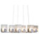Varaluz Recycled Polar 6 Light Oblong Chandelier