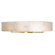 Varaluz Radius Natural Crushed Capiz Four Light Bath Fixture in Gold Dust