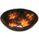 Vigo Black/Gold Fusion Tempered Glass Vessel Sink