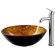 Vigo Autumn Tempered Glass Vessel Sink