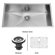 Vigo 30" Stainless Steel Undermount Kitchen Sink Set