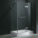 Vigo Frameless Pivot Door Shower Enclosure with Left Drain