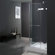 Vigo Pivot Door Frameless Shower Enclosure with Base
