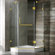 Vigo Neo-Angle Door Frameless Shower Enclosure with Base
