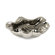 IMAX Ithaca Oversized Shell Bowl in Shiny Silver