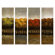 Wildon Home &reg; The Four Seasons Four Canvas Oil Painting
