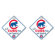 Team Pro-Mark MLB Lil Fan on Board Sign (Set of 2)