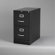 CommClad 25" Deep Commercial 2 Drawer Letter Size High Side Vertical File Cabinet