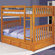 Discovery World Furniture Weston Full over Full Bunk Bed with Built-In Ladder and Storage