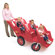Angeles 6 Passenger Never Flat "Fat Tire" Bye-Bye Buggy Tandem Stroller