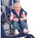 Angeles SureStop Folding Commercial Bye-Bye 4-Passenger Tandem Stroller