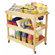 ECR4kids Hardwood Utility Cart with Four Casters
