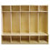 ECR4kids 5 Section Coat Locker With Bench