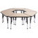ECR4kids 20" x 33" Trapezoid Learning Table in Maple