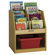 ECR4kids One Sided Book Storage with Reading Sectional