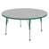 ECR4kids 48" Round Adjustable Activity Table in Gray