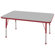 ECR4kids 30" x 48" Rectangular Adjustable Activity Table in Gray
