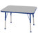 ECR4kids 24x36 Rectangular Adjustable  Activity Table in Gray