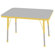 ECR4kids 24x36 Rectangular Adjustable  Activity Table in Gray