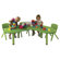 ECR4kids Kids Half Moon Table
