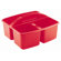 ECR4kids Three Compartment Small Plastic Art Caddy