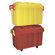 ECR4kids 4 Pack of 18 Gallon Stor-N-Roll Toy Trunks with Casters