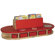 ECR4kids 4-Piece Birch Reading Sectional