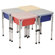 ECR4kids 4 Station Sand & Water Center w/Lids - Square