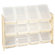 ECR4kids 3-Tier Wood Rack w/12 Assorted Color Bins & Lids