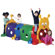 ECR4kids "Gus" Four Section Climb-n-Crawl Caterpillar Tunnel Playground