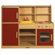 ECR4kids Colorful Essentials 4-in-1 Play Kitchen