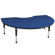ECR4kids 48'' x 72" Kidney Adjustable Activity Table