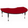 ECR4kids 48'' x 72" Kidney Adjustable Activity Table