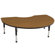 ECR4kids 48'' x 72" Kidney Adjustable Activity Table