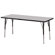 ECR4kids 24" x 60" Rectangular Adjustable Activity Table