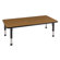 ECR4kids 30" x 60" Rectangular Adjustable Activity Table