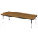 ECR4kids 30" x 72" Rectangular Adjustable Activity Table