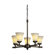 Justice Design Group Fusion Tradition 5 Light Chandelier