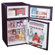 Summit Appliance Refrigerator Freezer with Crisper Cover Glass Type in Black