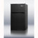 Summit Appliance Refrigerator Freezer with Crisper Cover Glass Type in Black
