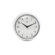 Infinity Instruments Retro Round Metal Wall Clock In White