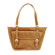 Latico Leathers Addison Large Top Zip Front Buckle Tote