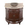 JSG Oceana Semi-Circle Bathroom Vanity Set