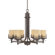 Designers Fountain Mission Ridge 6 Light Chandelier