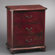 AA Importing Chest with Oriental Design in Red