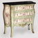 AA Importing Bombay Chest in Sea Foam Green/Antique White
