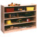 Steffy Wood Products Mobile Adjustable Shelf Storage Unit