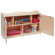 Steffy Wood Products Scalloped Mobile Toddler Storage Unit with Doors