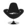 International Design USA Velvet Wing Velvet Side Chair